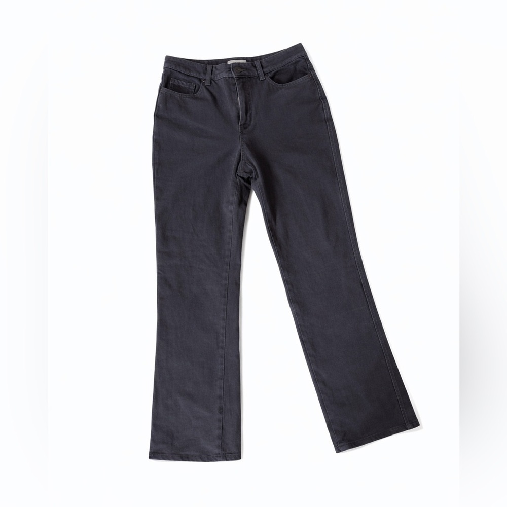 Coldwater Creek Chocolate Brown Soft Cotton Denim Pants Jeans Stretch Size 4